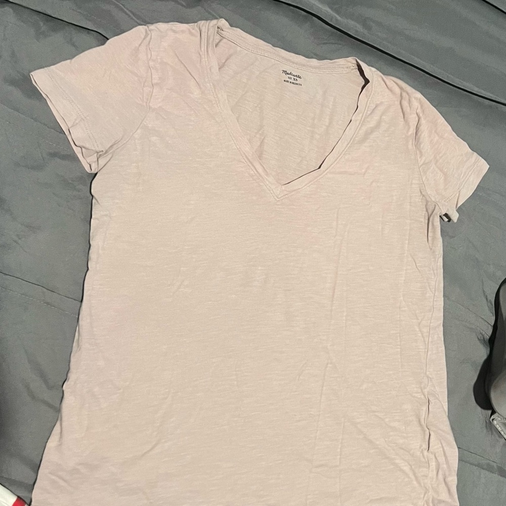 Madewell v neck tee